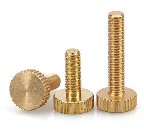 M10 brass knurled - brass,