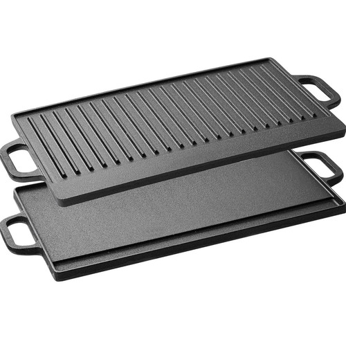 Cast iron double - sided, griddle