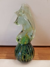 large Mdina Glass Seahorse