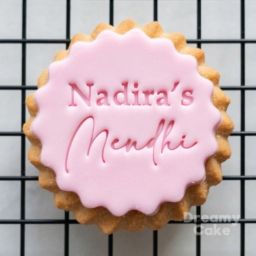 Custom name mehndi - custom, cookie