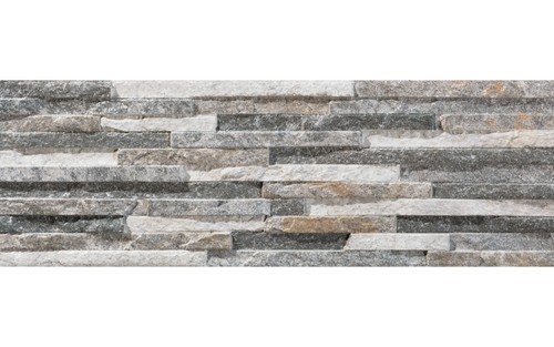 Avi split face tile - split, grey