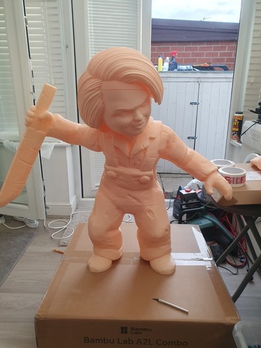 Printed life size chucky - printed, life-size