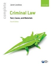 Complete Criminal Law: Text