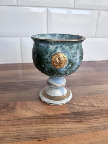 Conwy pottery goblet chalice - conwy,