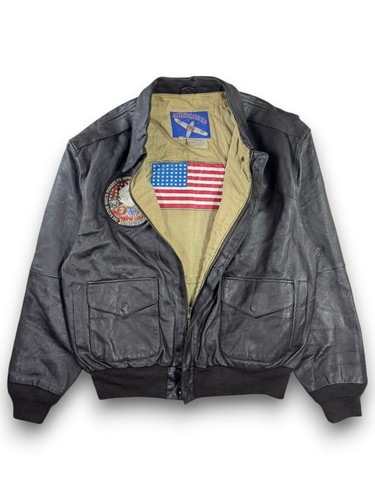 Vintage airborne usaaf leather - vintage,
