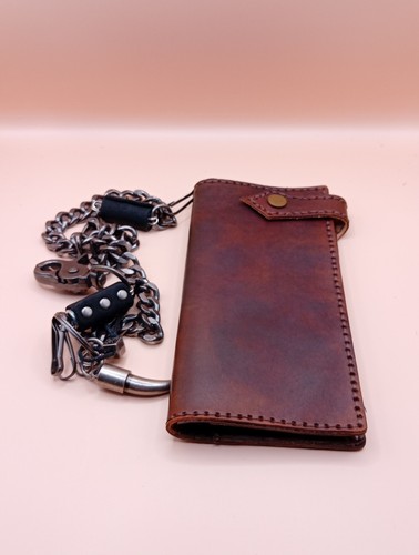 Biker brown genuine leather - biker,