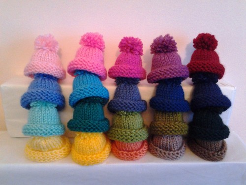 Hand knitted egg cosy - ,