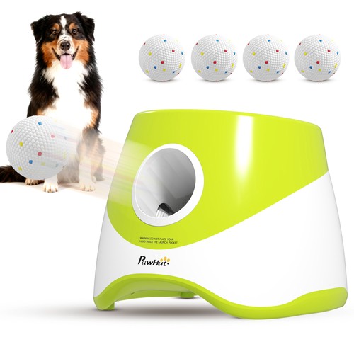 Pawhut automatic dog ball - pawhut,