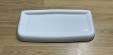 Toilet Cistern Lid = Twyford Bathrooms ES-2109, White,  460 x 210mm, N-4