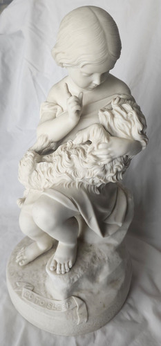 Large copeland parian art - a,