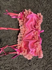 Shocking Pink Satin Sissy