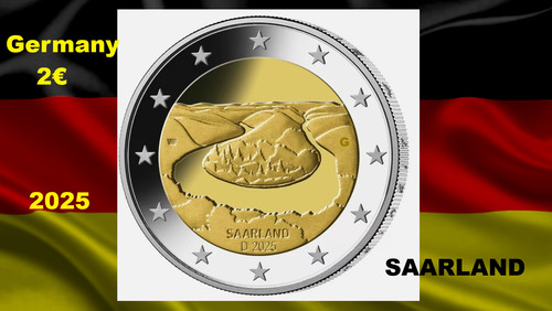 Germany coin euro 2025 - germany,