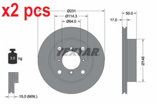 X2 PCS L&R SIDES BRAKE DISC