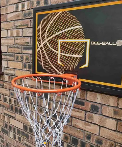 Wall mounted basketball hoop - mounted,
