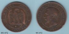 France 10 Centimes 1857B (Napoleon III) Coin