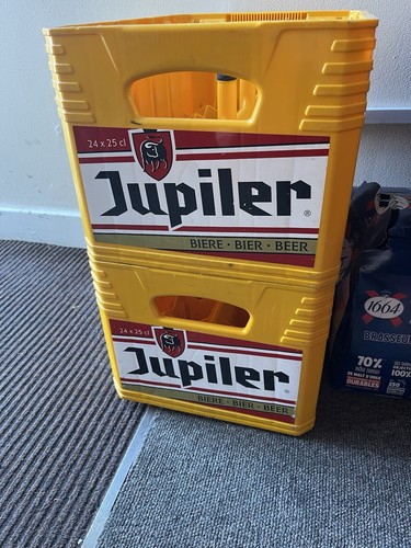 Jupiler beer crates - jupiler, x2