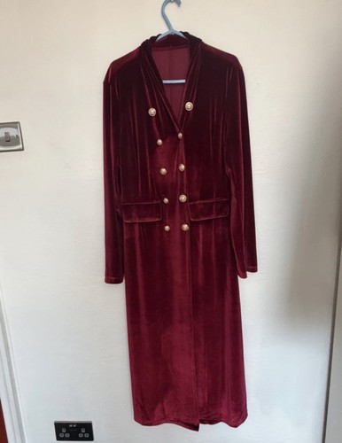 Velvet longline jacket - velvet,