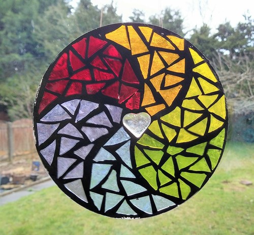 Make stained glass - a, rainbow