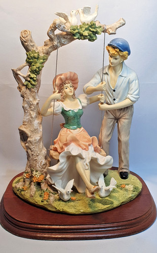 Vintage figurine the lovers - figurine,