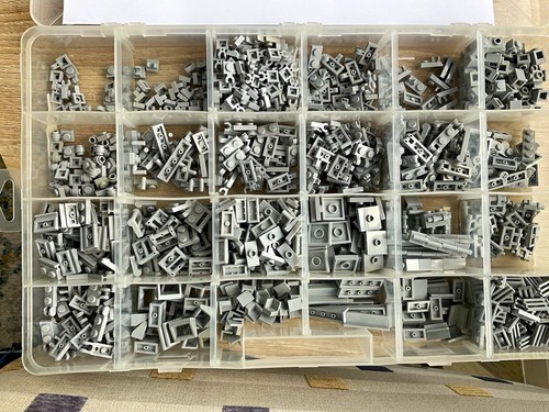 Lego light grey over 1000 - grey, ,over