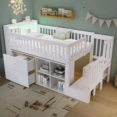 Kids mid sleeper bed with - sleeper,