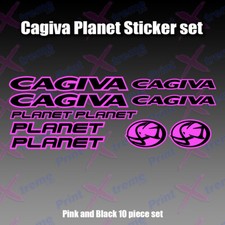 Cagiva Planet Decal/ Sticker Pack mito raptor 125 PINK AND BLACK