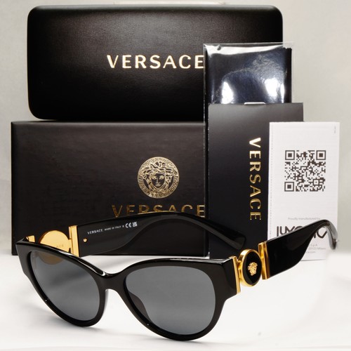 Versace sunglasses black gold - versace,