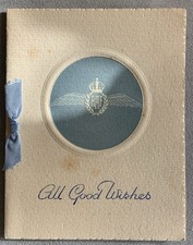 WWII era Christmas Xmas Card RAF Royal Air Force