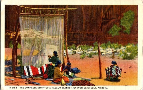 Chinle postcard navajo - chinle, az