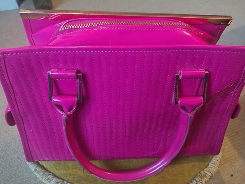 Pink shiny pvc ted baker - pink,