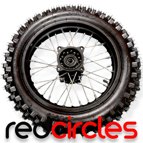 Black sdg pit bike rear - 12",