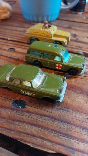 Vintage matchbox army toy cars - army,