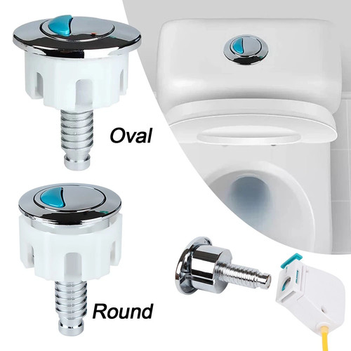 Universal toilet push button - universal,