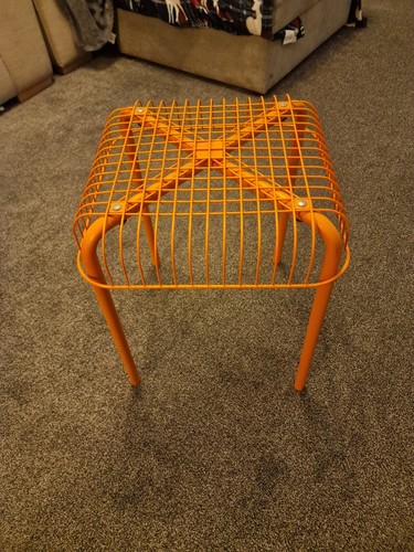 Ikea västerön orange stool - orange,