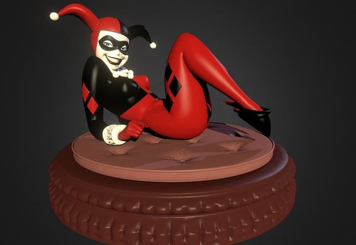 Harley quinn sculpture - quinn, statue