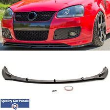 Front Lip Splitter Spoiler Gloss Black VW Golf MK5 GTI Edition 30 2004-2009
