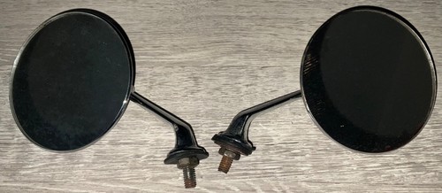 Round wing mirrors chrome - round,
