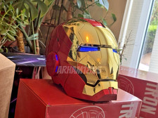 Iron Man MK5 Helmet Mask SHINY GOLD - Voice Activated - 2025 Model - BRAND NEW ✅
