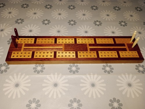 Cribbage wooden vintage - cribbage,