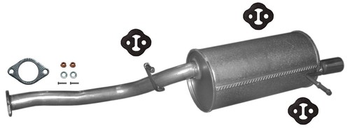Exhaust rear silencer - exhaust, for