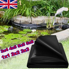 Pond Liner 0.4mm Thick Durable Garden Fish Liner HDPE Waterproof 1m 2m 3m 4m 5m