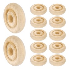 Slab Wooden Wheels 7/8" Dia