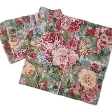 Fabric NAPKINS Floral 19" x