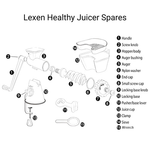 Spare parts for lexen manual - spare,