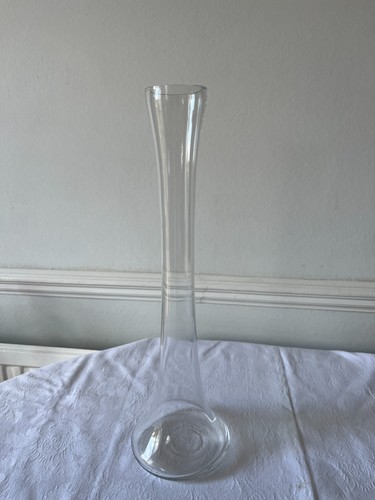 Clear glass lily - 40cm, x