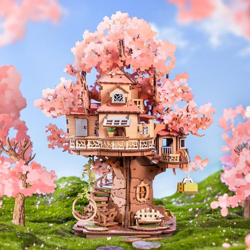 Robotime sakura tree house - sakura,