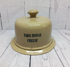 Cheese Dish Vintage Moira Pottery Stoneware Dome and Base