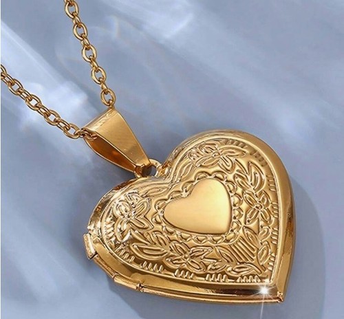 18k gold plated locket - 18k,