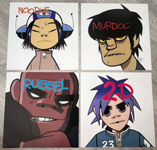 Gorillaz Set of 4 Vintage Art