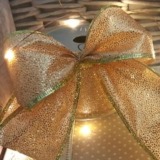 Wired Gold Glitter Christmas